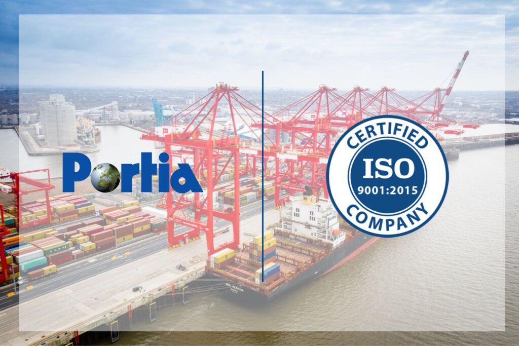Portia Awarded ISO 9001 Certification