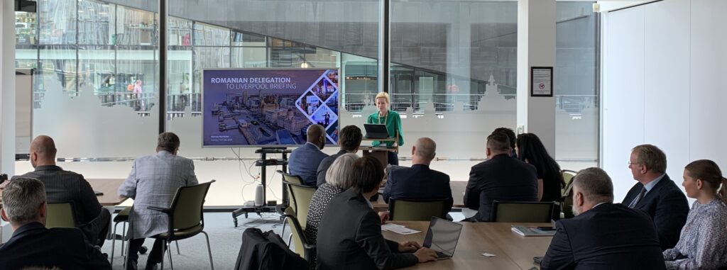 Romanian Delegation in the Port of Liverpool